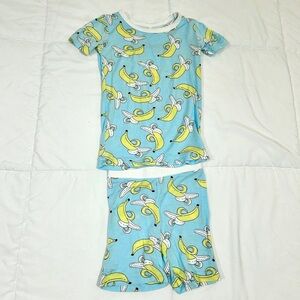 Little Sleepies Banana Short Sleeve Pajama Set